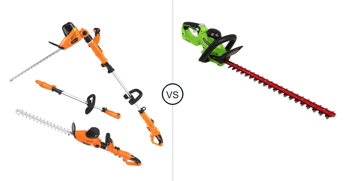 GARCARE 2 in 1 vs Greenworks 24V: Hedge Trimmer Comparison
