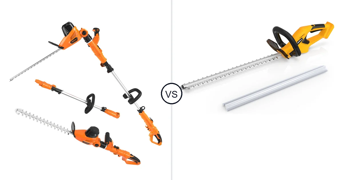 GARCARE 2 in 1 Electric Pole vs HEINPRO Cordless Hedge: Best Hedge
