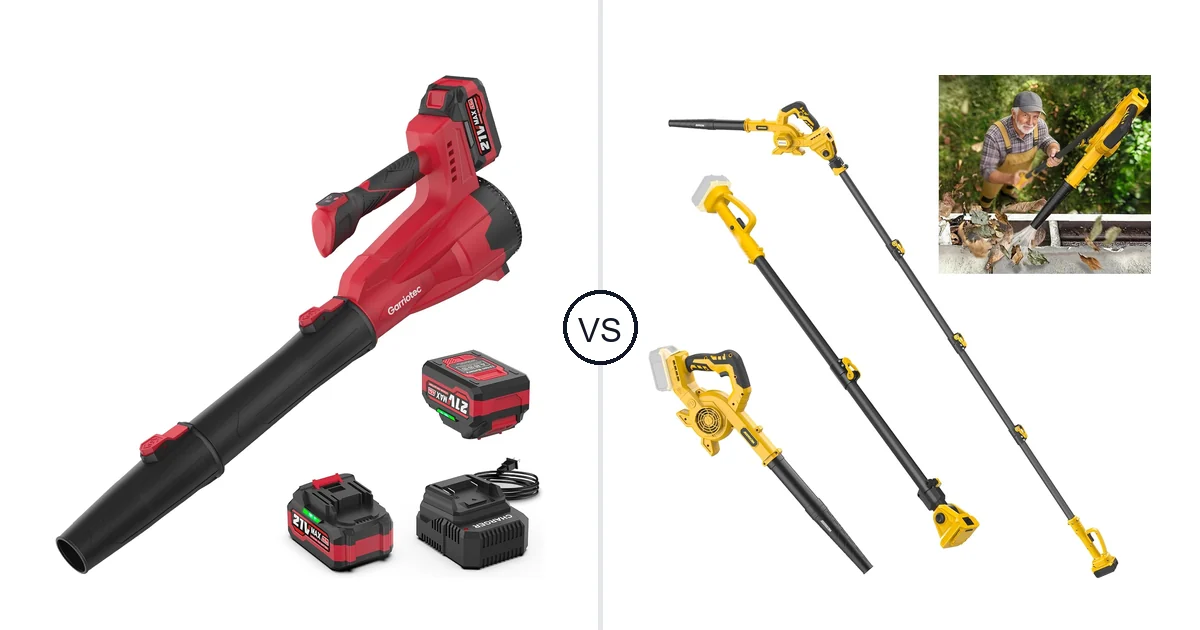 Garriotec Leaf Blower Cordless vs ADOTOCAM GZCYJ: Best Leaf Blower