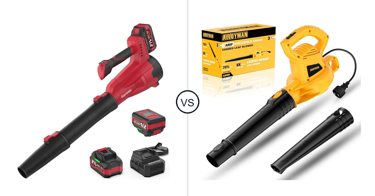 Garriotec Leaf vs Alloyman Corded: Which Leaf Blower Should You Buy?