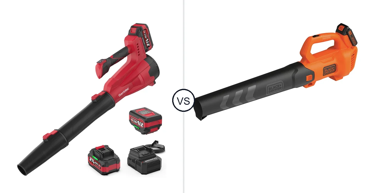 Garriotec Leaf Blower Cordless vs BLACK+DECKER BCBL700D1: Best Leaf