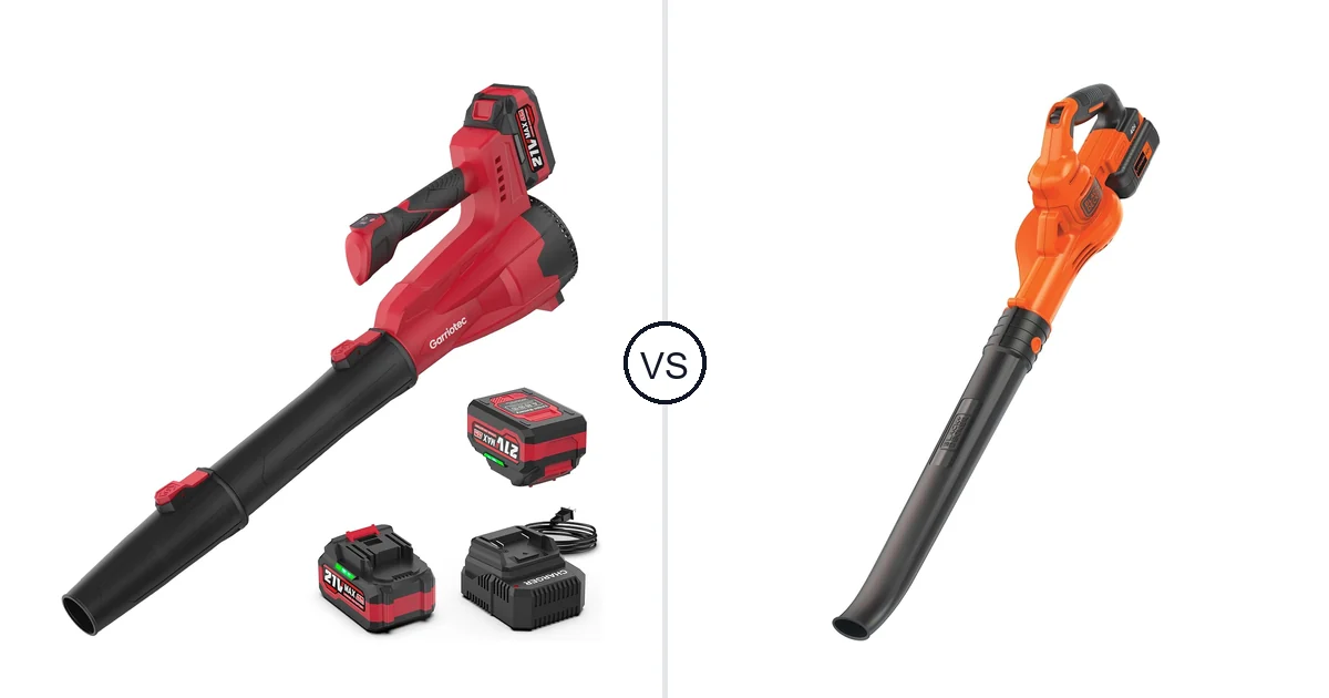 Garriotec Leaf Blower Cordless vs BLACK+DECKER LSW40C: Best Leaf