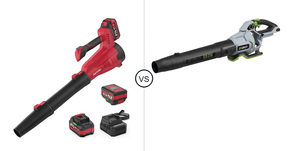 Garriotec Leaf Blower Cordless vs EGO Power+ Leaf Blower: Best Leaf