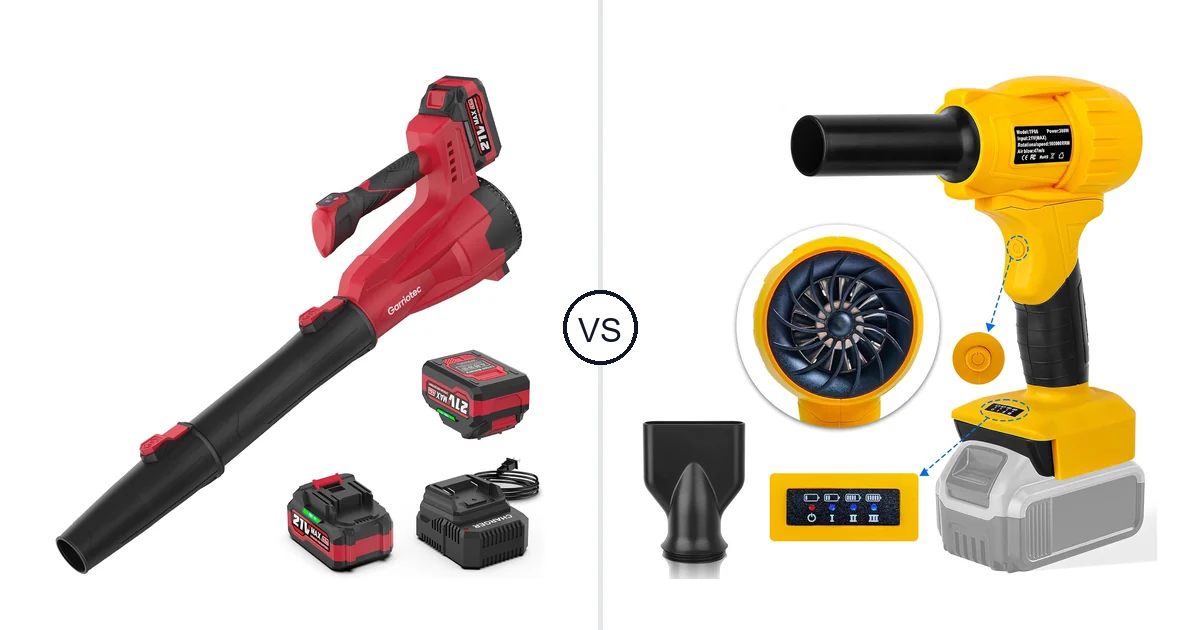 Garriotec Leaf Blower Cordless vs Fargarloo TF08: Best Leaf Blower