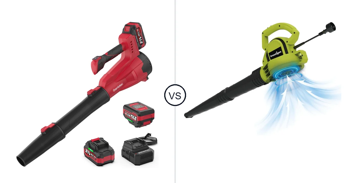 Garriotec Leaf Blower Cordless vs GRASSTIGON Leaf Blower: Which Leaf