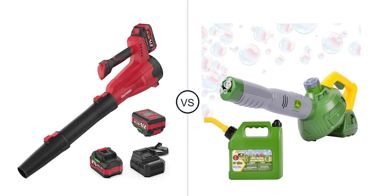 Garriotec Leaf Blower Cordless vs John Deere Bubble Leaf: What