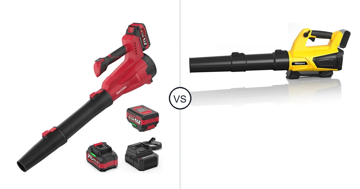 Garriotec Leaf Blower Cordless vs MekiPow XKBFJ-880: Best Leaf