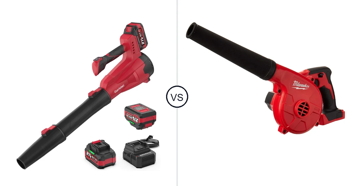 Garriotec Leaf Blower Cordless vs Milwaukee 0884-20: Best Leaf