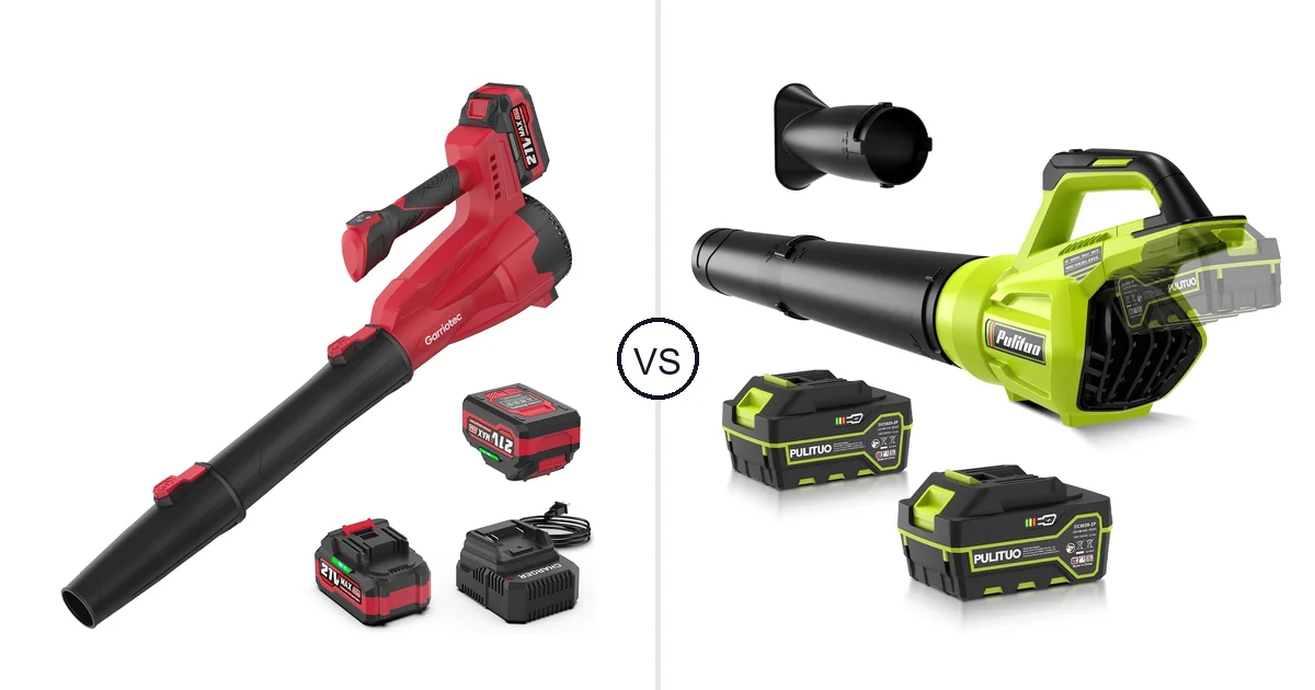 Garriotec Leaf vs PULITUO Leaf Blower: Best Leaf Blower for Your Needs