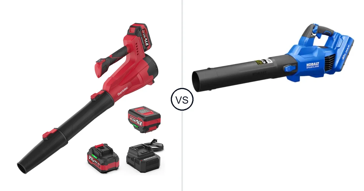 Garriotec Leaf Blower Cordless vs SPPRANDOM Handheld: Best Leaf Blower