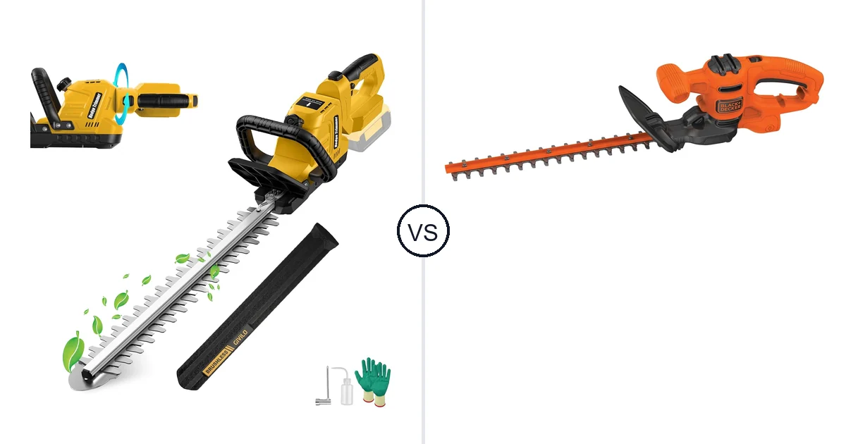 Givilo Electric Hedge vs BLACK+DECKER BEHT100: Best Hedge Trimmer