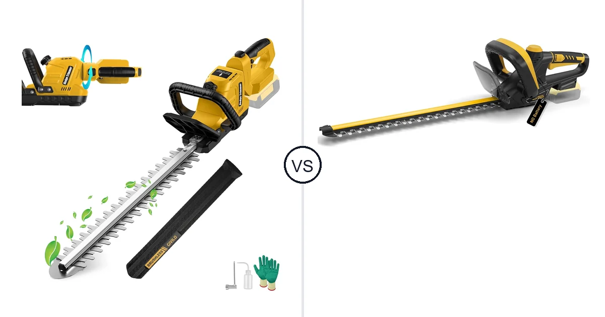 Givilo Electric Hedge vs IEBUDA 22-Inch: Hedge Trimmer Comparison