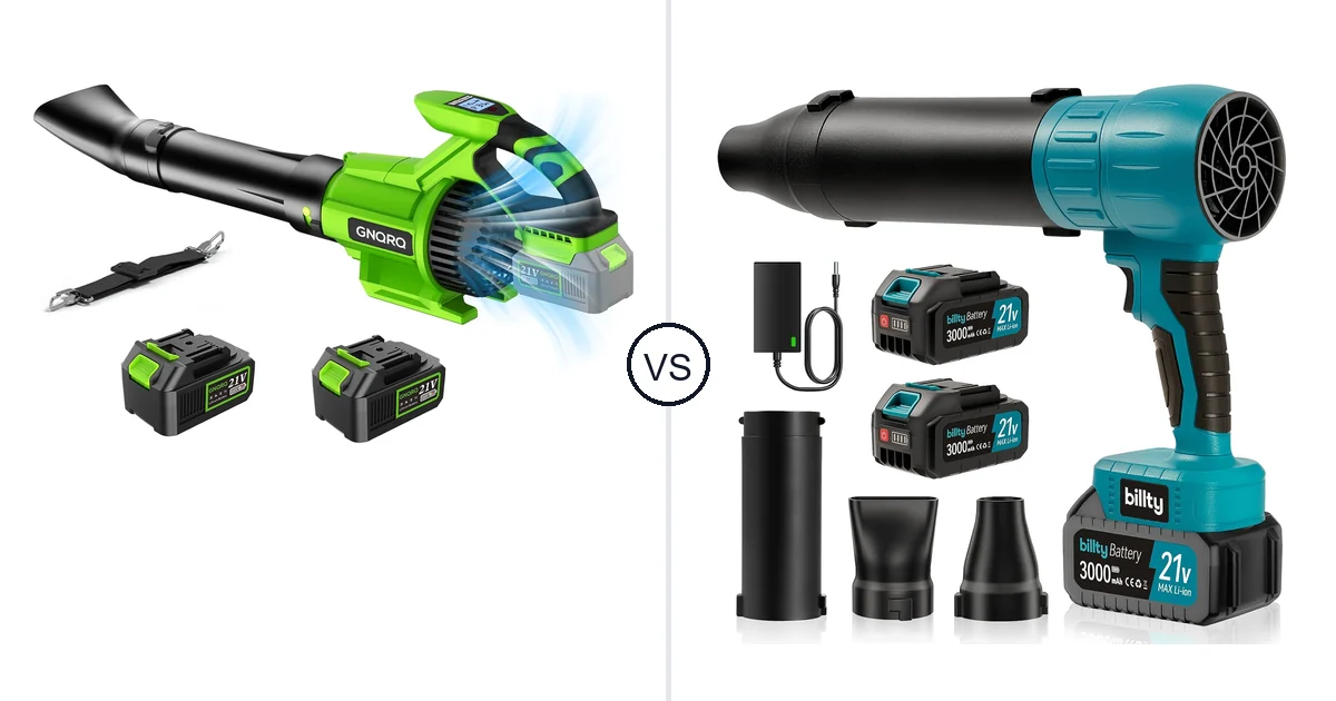 GNQRQ CLB-001 vs Billty Cordless Leaf Blower: Best Leaf Blower for
