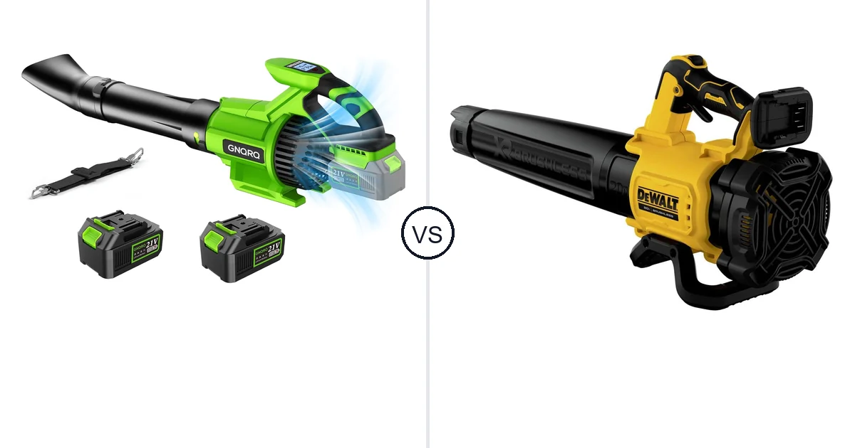 Comparison of GNQRQ CLB-001 and DEWALT DCBL722B