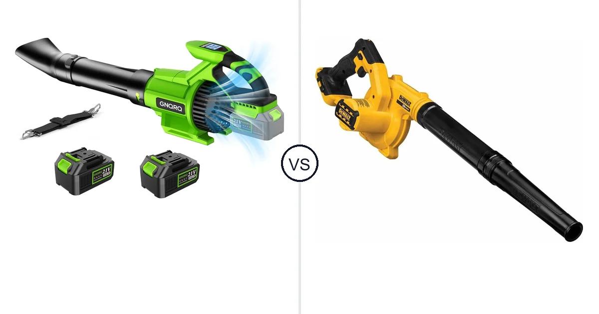 GNQRQ CLB-001 vs DEWALT DCE100B: Leaf Blower Comparison (Key