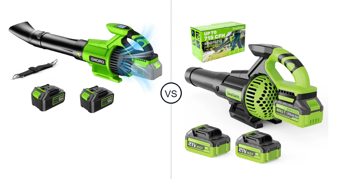 GNQRQ CLB-001 vs Dwarfuarm Cordless Leaf Blower: Best Leaf Blower