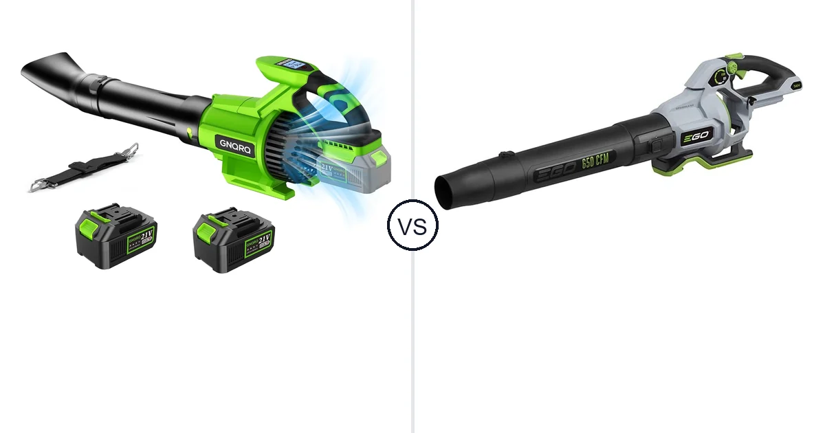 Comparison of GNQRQ CLB-001 and EGO Power+ Leaf Blower