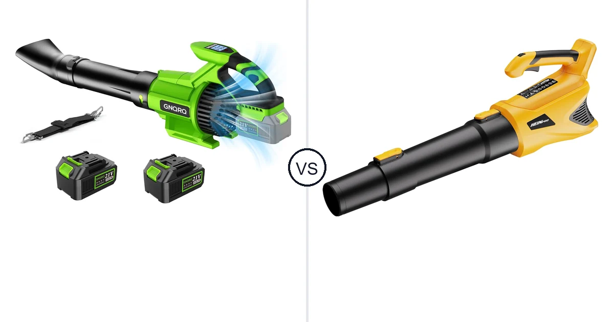GNQRQ CLB-001 vs HEINPRO Cordless Leaf Blower: Best Leaf Blower for