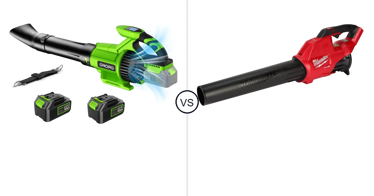 GNQRQ CLB-001 vs Milwaukee M18: Leaf Blower Comparison