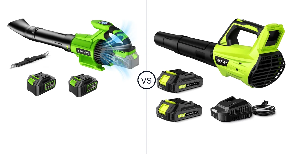 GNQRQ CLB-001 vs RYAHT DD8179: Leaf Blower Battle