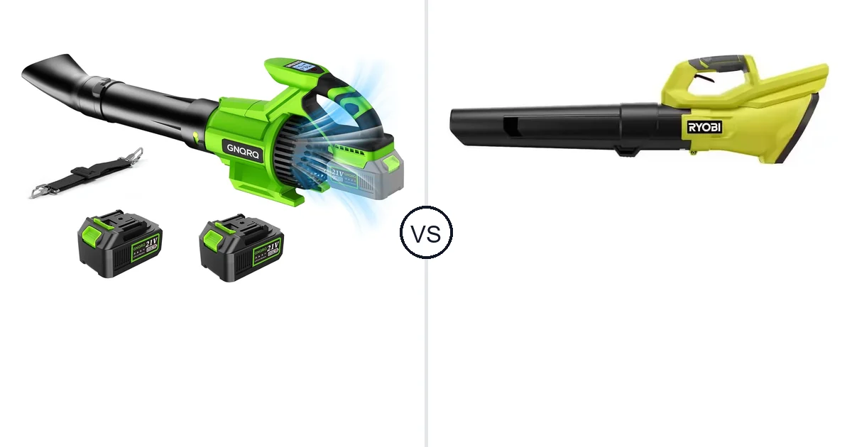 Comparison of GNQRQ CLB-001 and RYOBI RY40LB01B