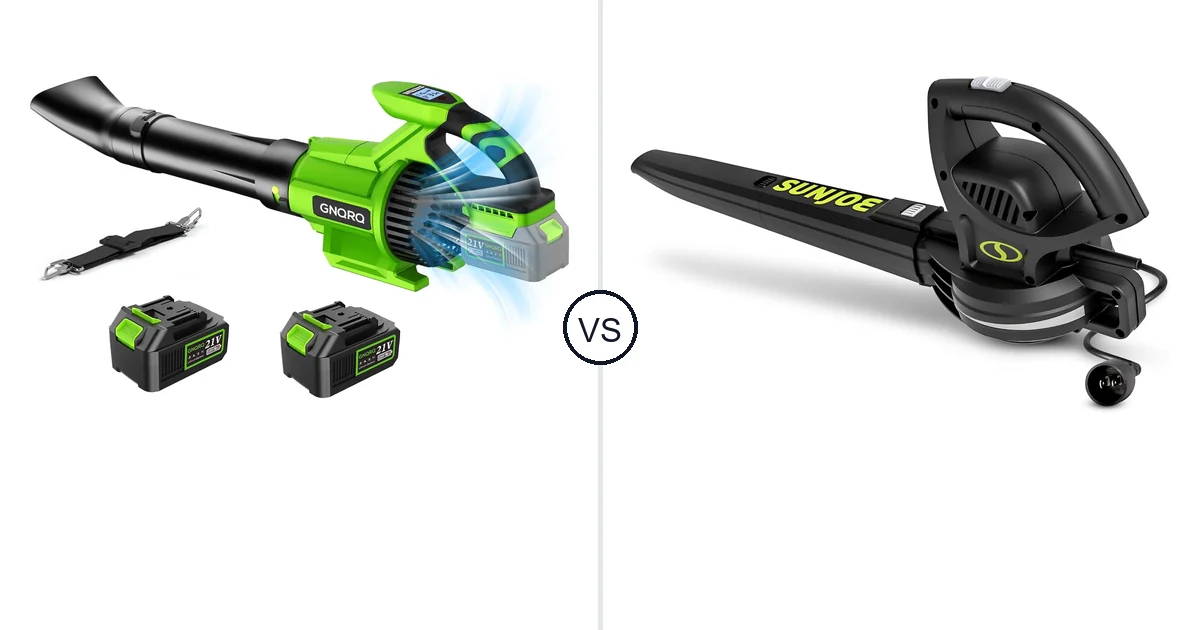 Comparison of GNQRQ CLB-001 and Sun Joe SBJ597E