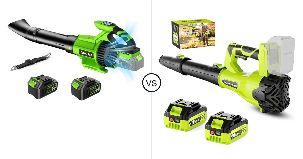 GNQRQ CLB-001 vs ToCzernobgol: Best Leaf Blower for You?
