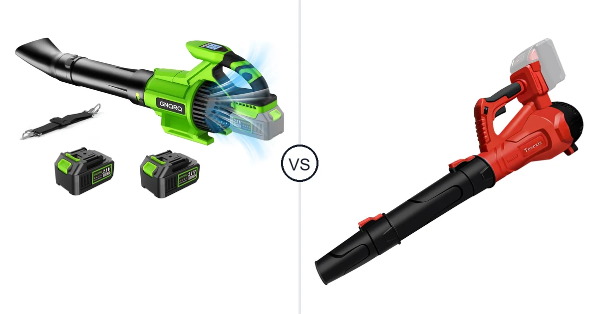 GNQRQ CLB-001 vs Tovexis Cordless Leaf Blower: Best Leaf Blower for
