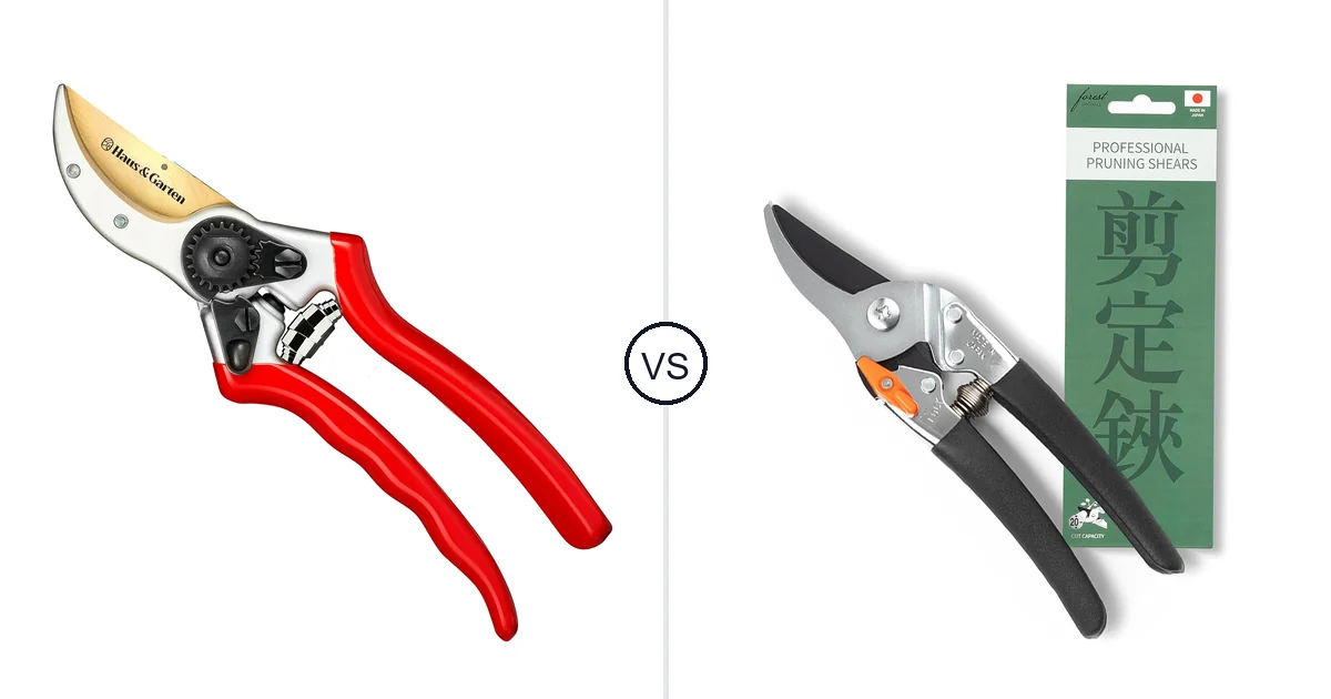 Haus & Garten ClassicPRO vs Forest Originals Japanese: Best Pruning