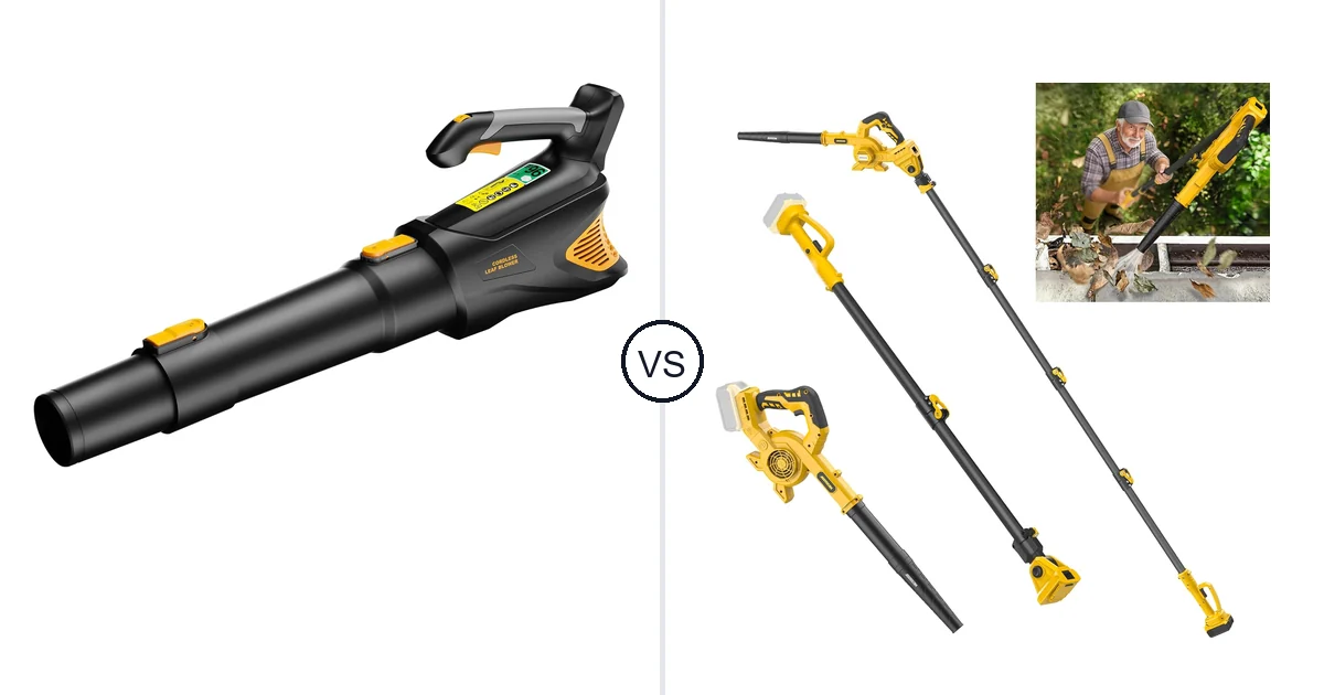 Comparison of HEINPRO Cordless Leaf Blower 500CFM Compatible and ADOTOCAM GZCYJ