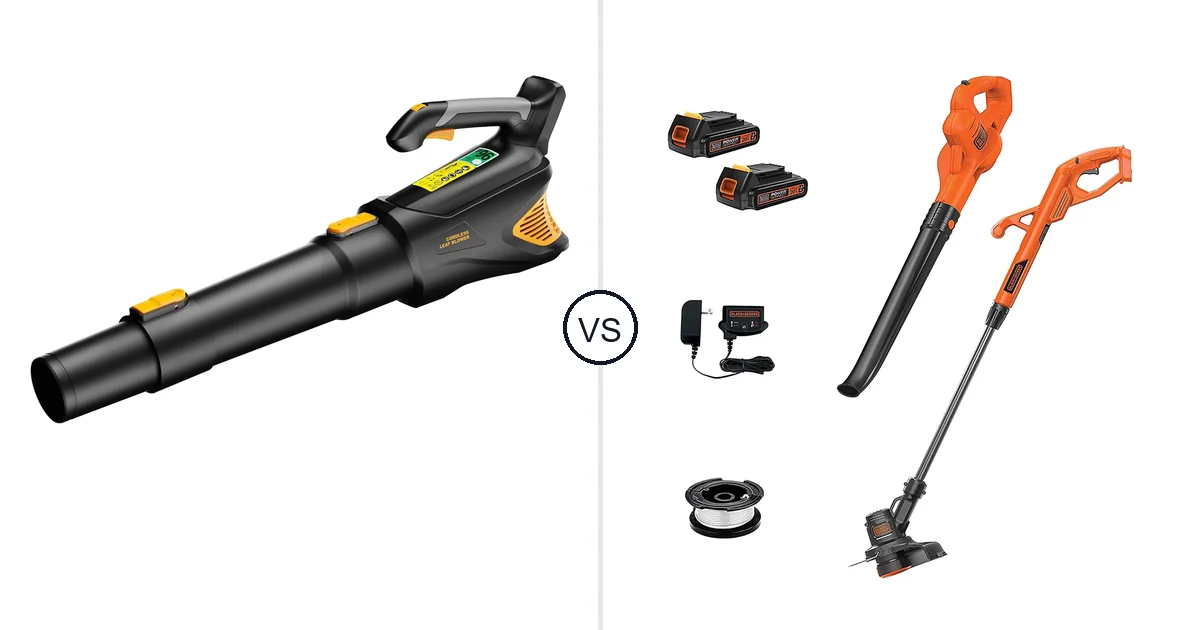 HEINPRO Cordless Leaf Blower vs BLACK+DECKER LCC222: Key Differences