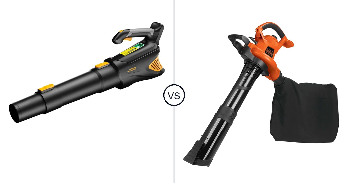 HEINPRO Cordless Leaf Blower vs BLACK+DECKER BV6000: Vacuum Comparison