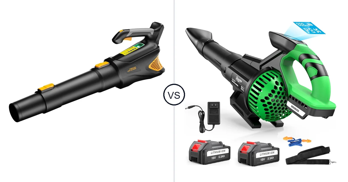 HEINPRO Cordless Leaf Blower vs DEJUNPIOOL CFM/180: Best Leaf Blower
