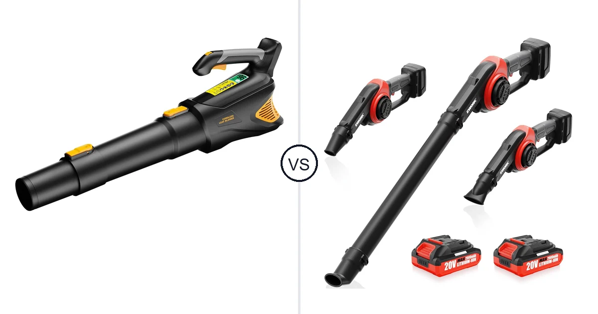 HEINPRO Cordless Leaf Blower vs EWORK EK-DLB21A-2MR: Best Leaf
