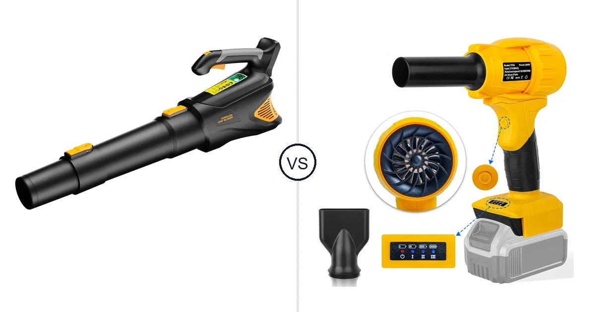 HEINPRO Cordless Leaf Blower vs Fargarloo TF08: Best Leaf Blower
