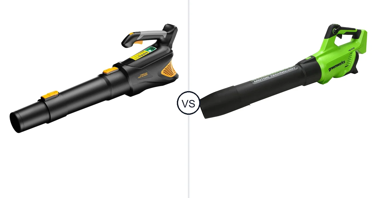 HEINPRO Cordless Leaf Blower vs Greenworks 40V: Leaf Blower Comparison