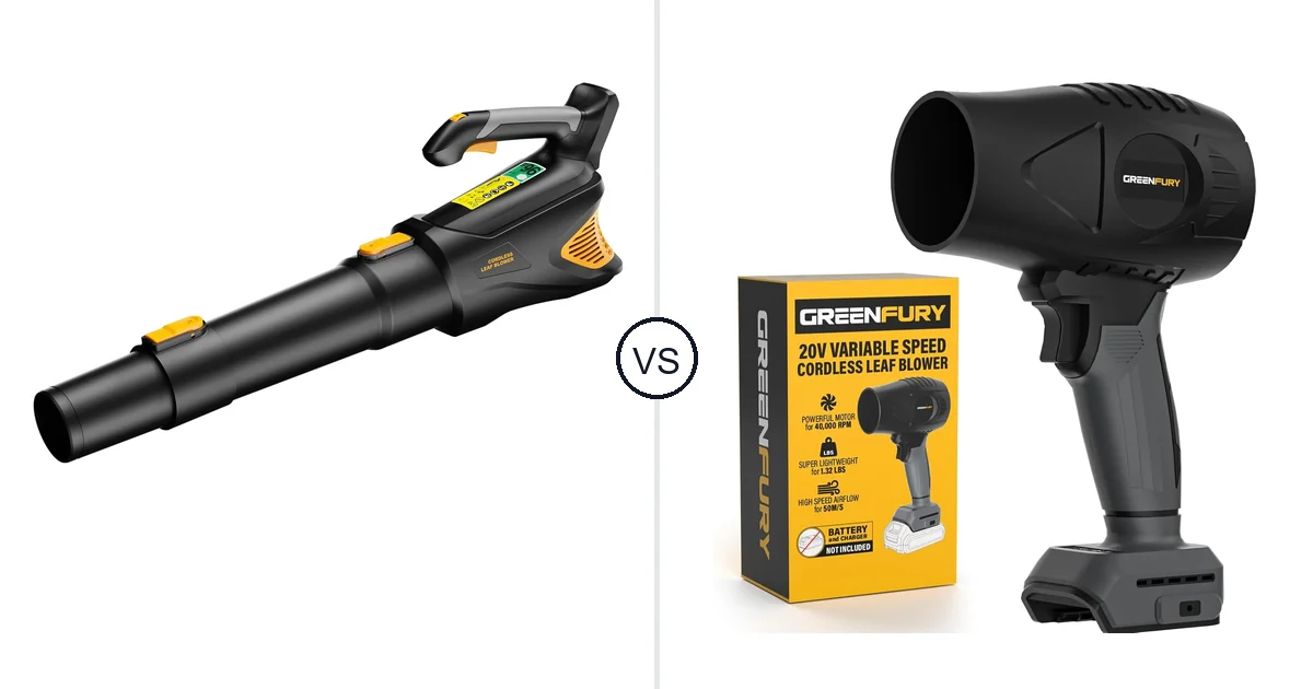 HEINPRO Leaf Blower vs GREENFURY Leaf Blower: Best for Your Needs