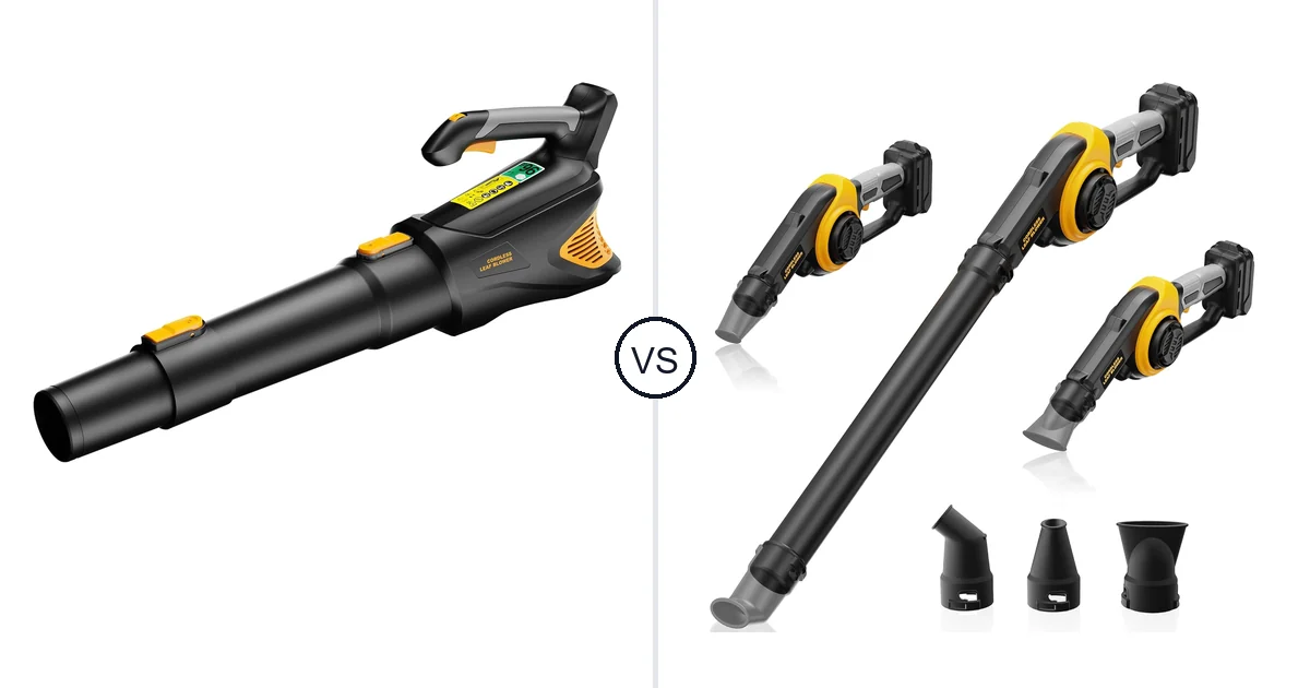 HEINPRO Cordless Leaf Blower 500CFM vs HEINPRO Cordless Leaf Blower