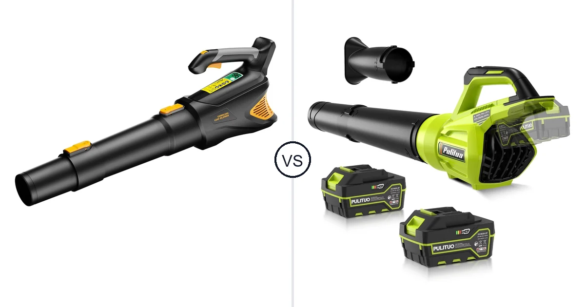 HEINPRO Cordless vs PULITUO Leaf: Which Leaf Blower Should You Buy?