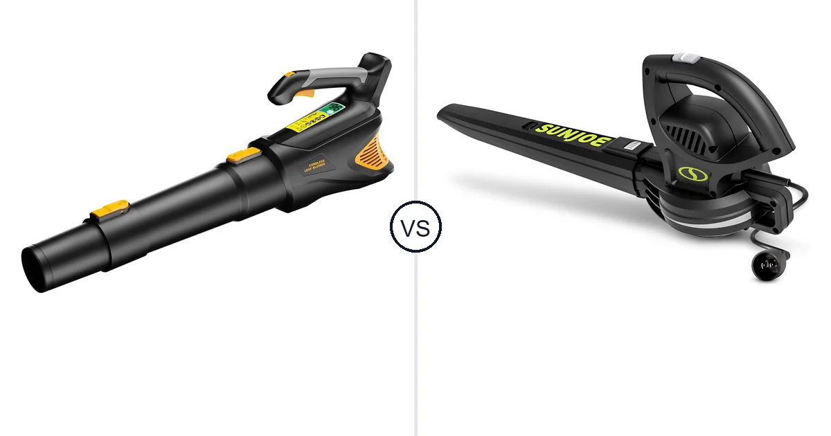 HEINPRO Cordless Leaf Blower vs Sun Joe SBJ597E: Best Leaf Blower