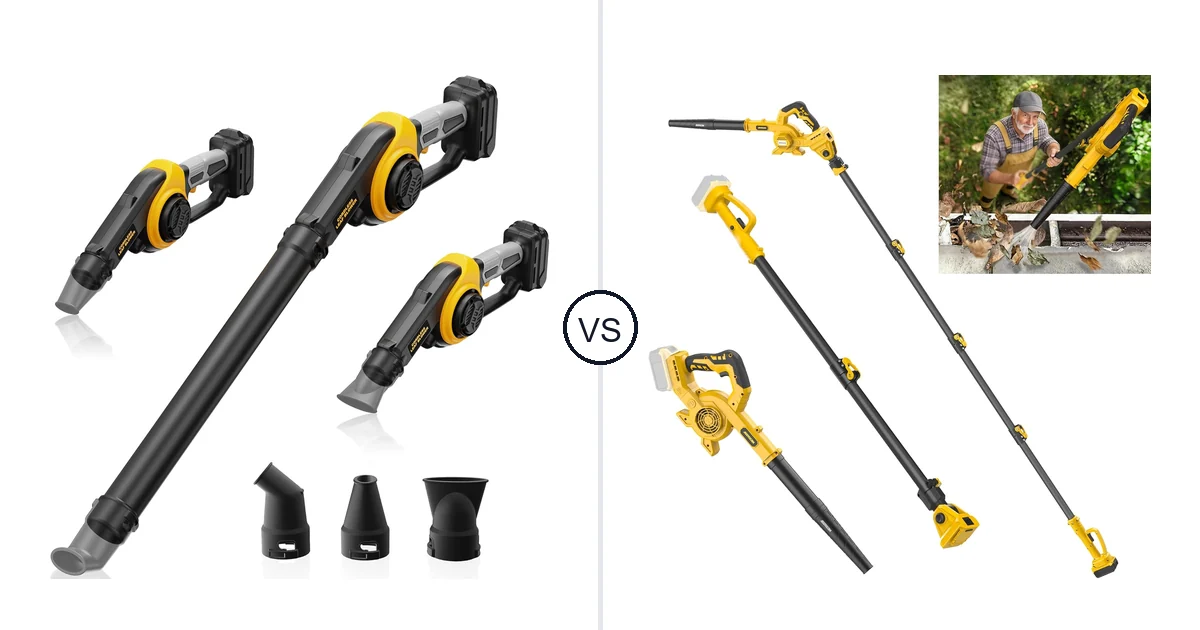 Comparison of HEINPRO Cordless Leaf Blower Compatible and ADOTOCAM GZCYJ