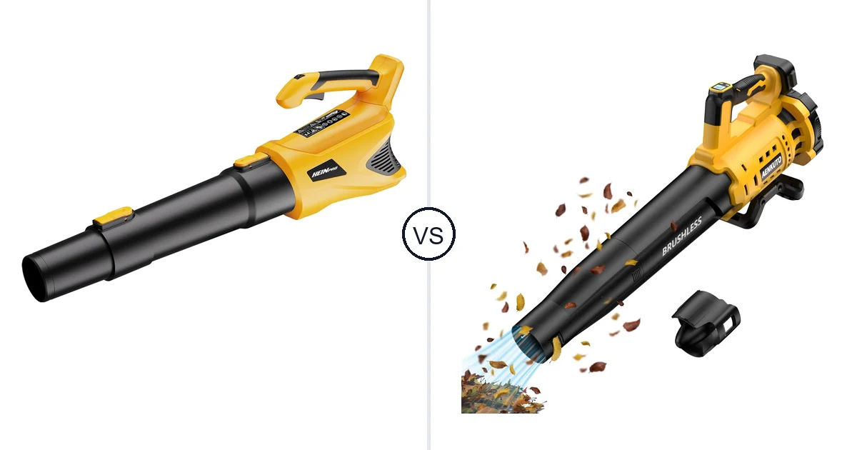 HEINPRO Cordless vs Aenkuto Cordless: Best Leaf Blower for Your Needs