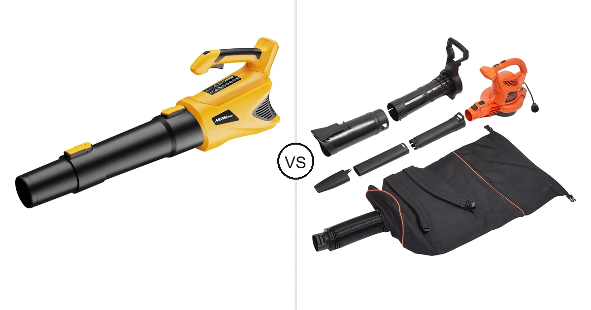 HEINPRO Cordless Leaf Blower vs BLACK+DECKER BEBL7000: Best Vacuum