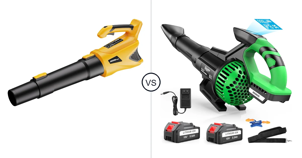 HEINPRO Cordless Leaf Blower vs DEJUNPIOOL CFM/180: Best Leaf Blower