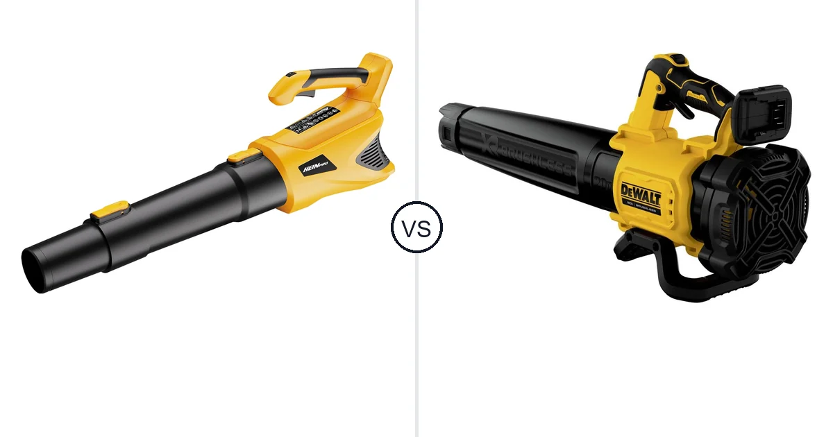 HEINPRO Cordless Leaf Blower vs DEWALT DCBL722B: Best Leaf Blower
