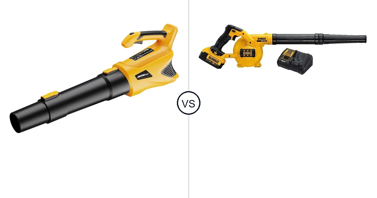 HEINPRO Cordless Leaf Blower vs DEWALT DCE100M1: Best Leaf Blower