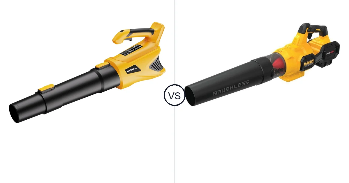 HEINPRO Cordless Leaf Blower vs DEWALT Handheld: Best Leaf Blower