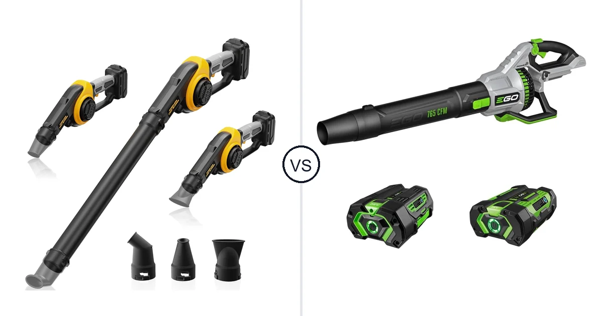 Comparison of HEINPRO Cordless Leaf Blower Compatible and EGO Power+ LB7654