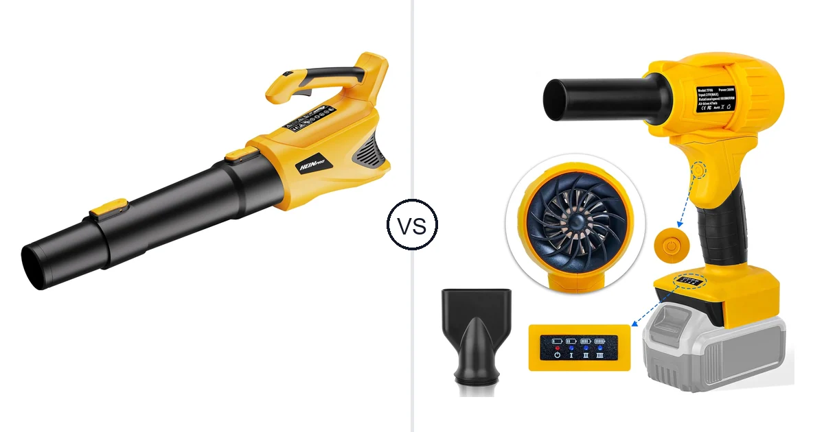 HEINPRO Cordless Leaf Blower vs Fargarloo TF08: Best Leaf Blower for