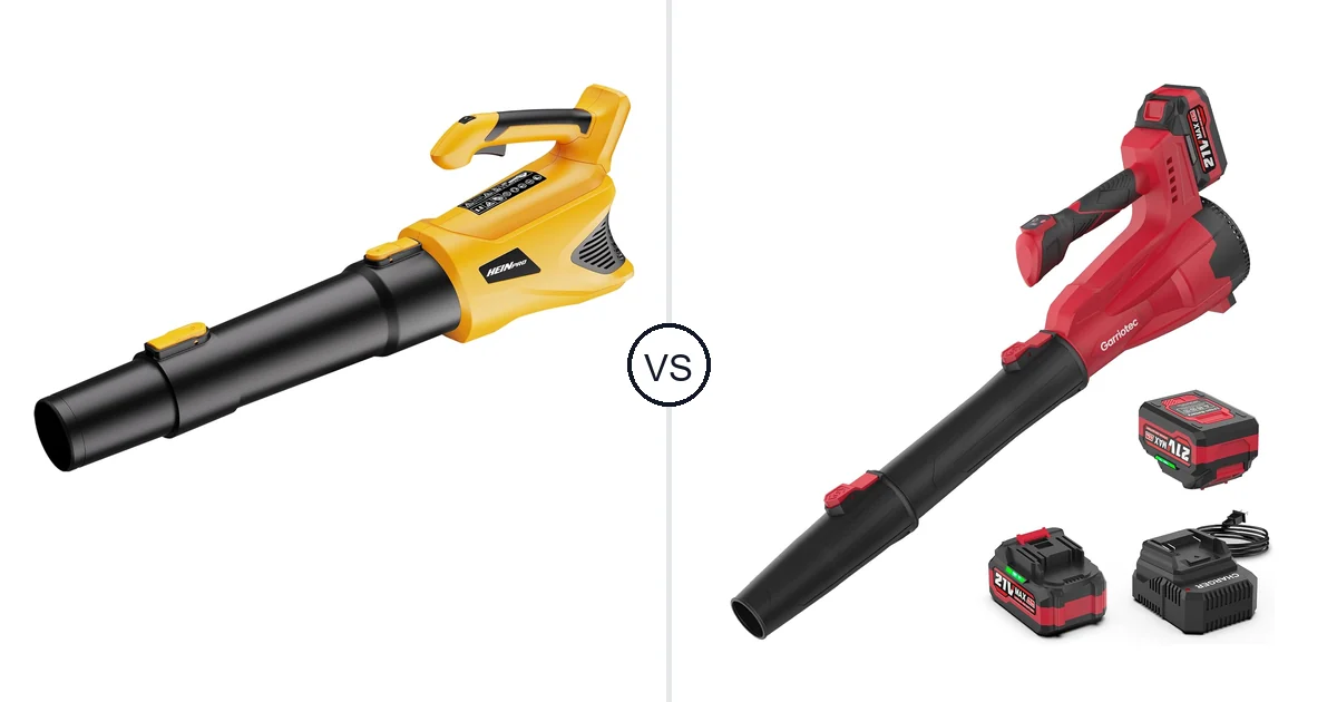 HEINPRO Cordless vs Garriotec Leaf: Which Leaf Blower Should You Buy?